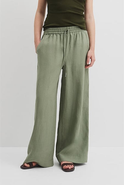 Organically Grown Linen Pull-On Pant
