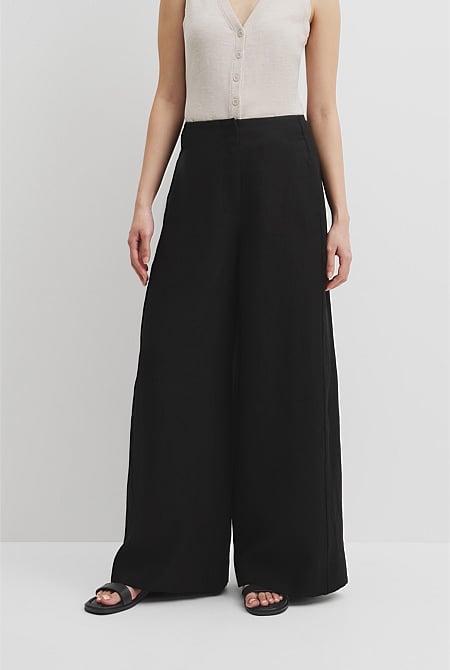 Linen Panel Pant