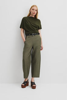 Organically Grown Linen Tapered Pant