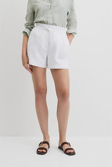 Organically Grown Linen Tie Detail Short