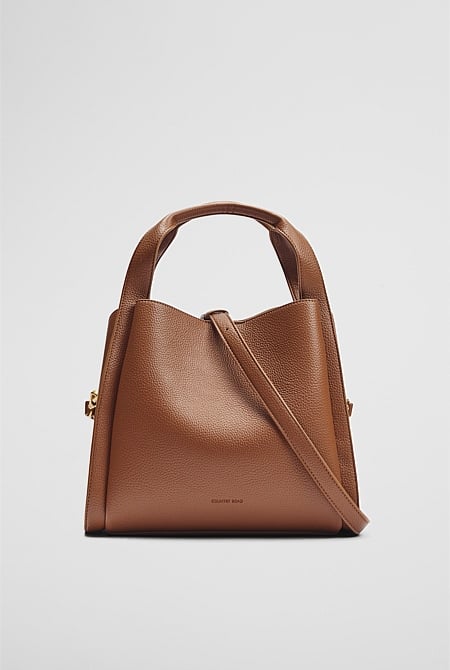 Middle Zip Crossbody Bag