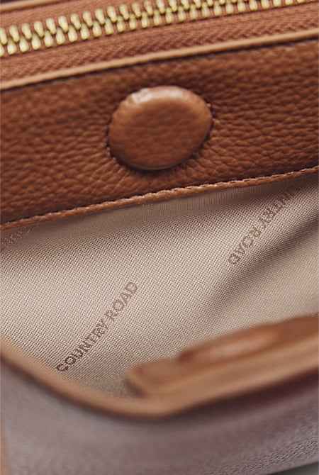 Middle Zip Crossbody Bag