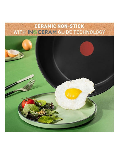 Renew Induction Ceramic Frypan 24cm in Black