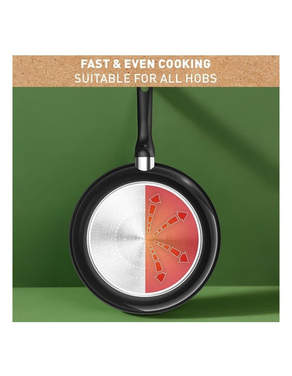 Renew Induction Ceramic Frypan 24cm in Black