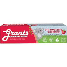 Grants Of Australia Kids Natural Toothpaste Strawberry Surprise 75g