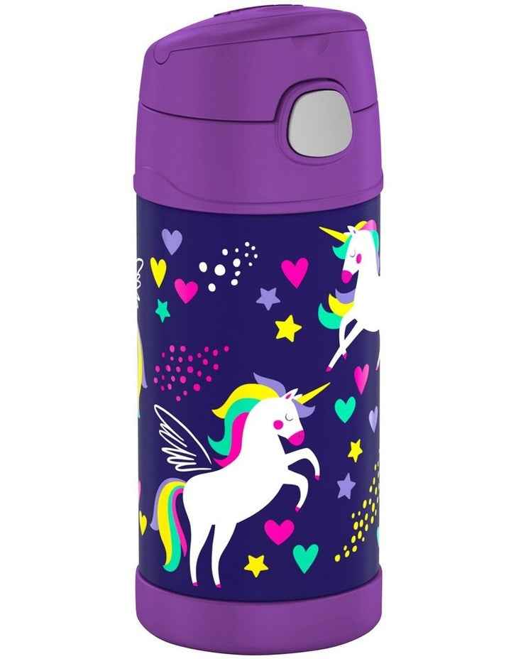 Vacuum Insulated Unicorn Drink Bottle 355ml in Purple