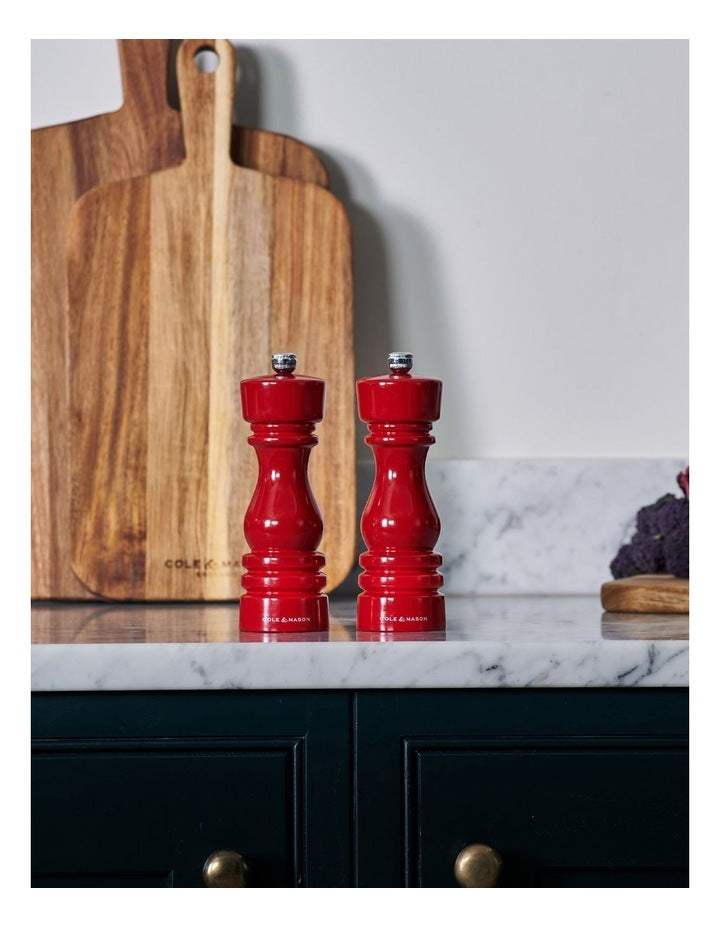 London Mills 180mm in Red Gloss