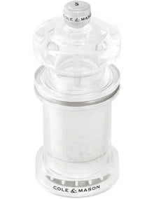 675 Acrylic Salt Mill 118mm in Clear