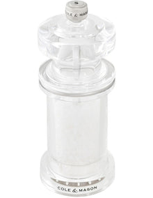 605 Acrylic Salt Mill 144mm in Clear