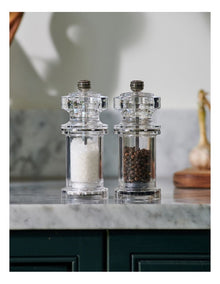 605 Acrylic Salt Mill 144mm in Clear