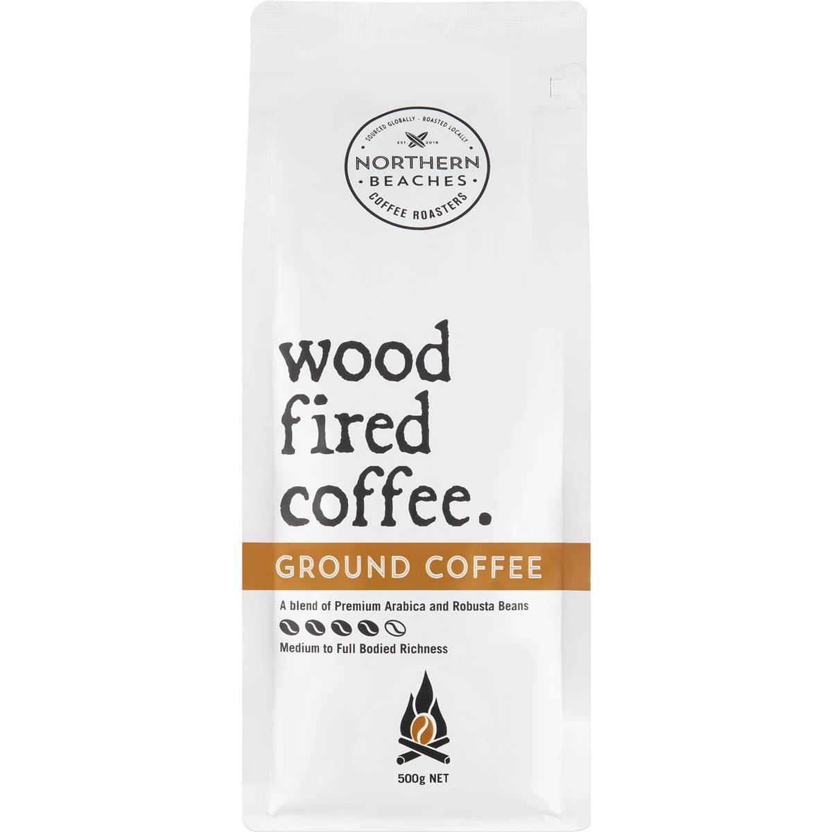 Wood Fired Coffee Ground 500g