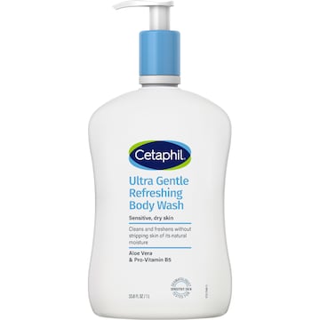 Cetaphil Ultra Gentle Refreshing Body Wash 1L