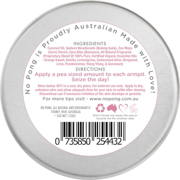 No Pong Original Solid Deodorant 35g