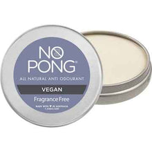 No Pong Fragrance Free Solid Deodorant 35g