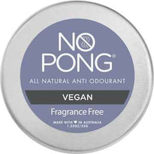 No Pong Fragrance Free Solid Deodorant 35g