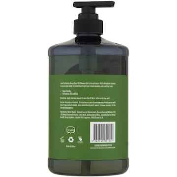 Jack The Barber Mens 3 In 1 Hemp Seed Shower Gel Body Wash 1L