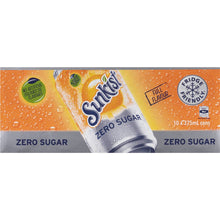 Sunkist Zero Sugar Orange Soft Drink Cans Multipack 375ml x 10 Pack