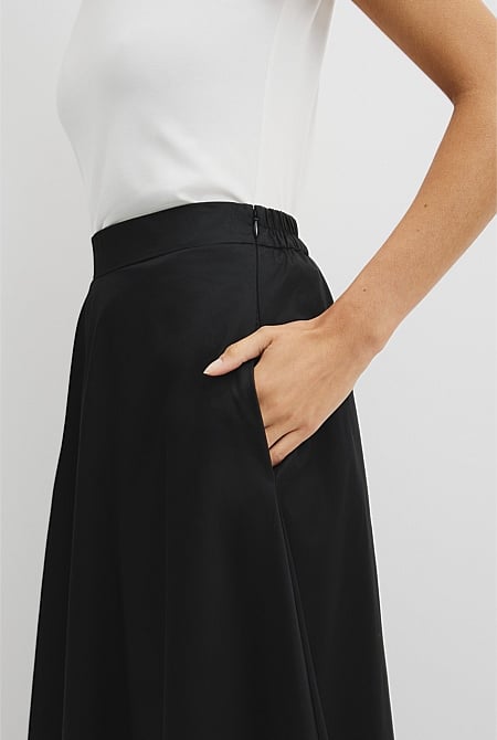 Dirndl Maxi Skirt
