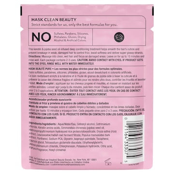 Hask Keratin Smoothing Deep Conditioner 50g