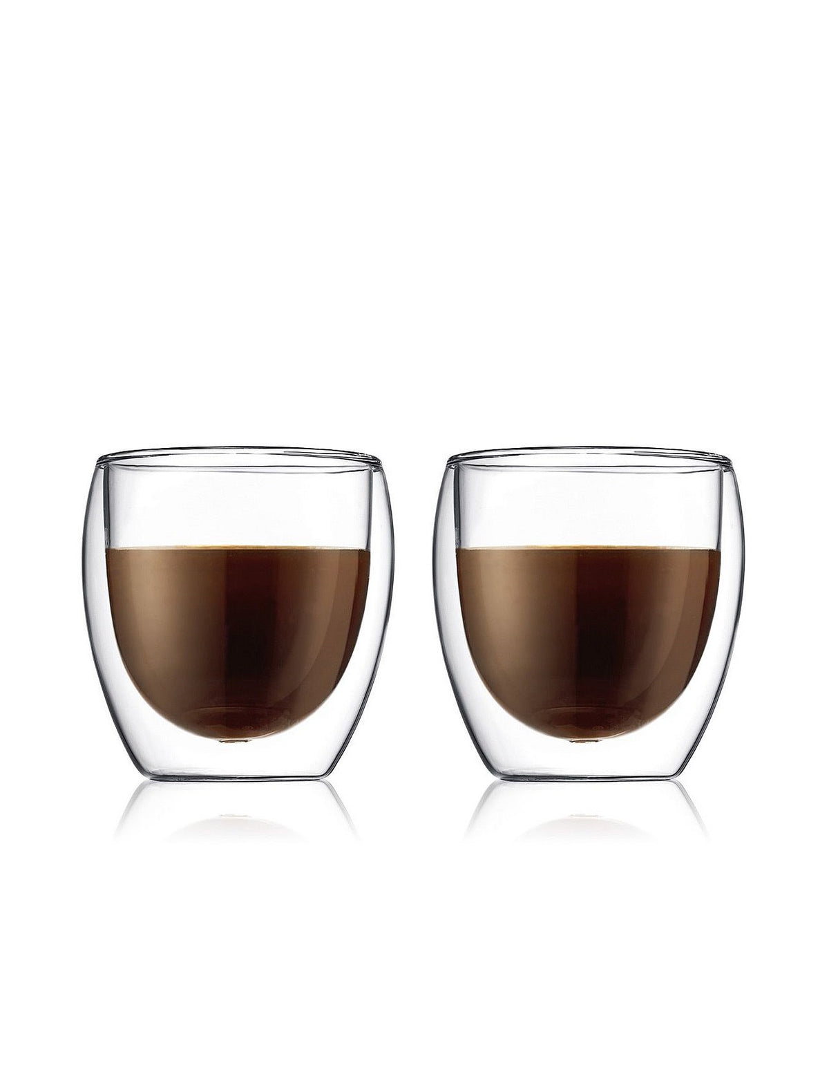 Pavina Double Wall Glasses 250ml Set Of 2