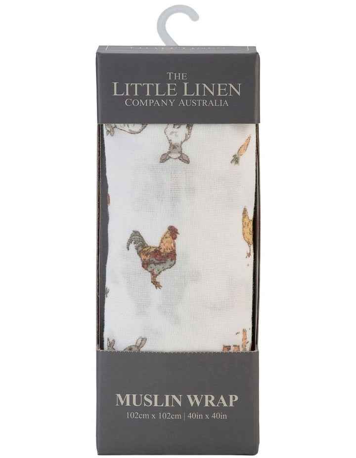 Farmyard Lamb Muslin Wrap 1 Pack