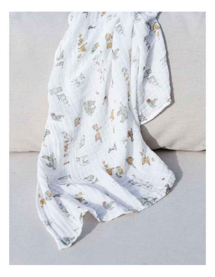Farmyard Lamb Muslin Wrap 1 Pack