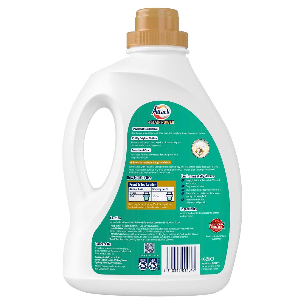 Biozet Attack Plus Stain Power 2l