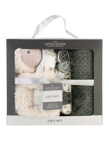 Little Linen Farmyard Lamb Boxed Gift Set