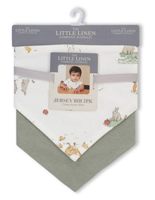 Farmyard Lamb Jersey Bib 2 Pack