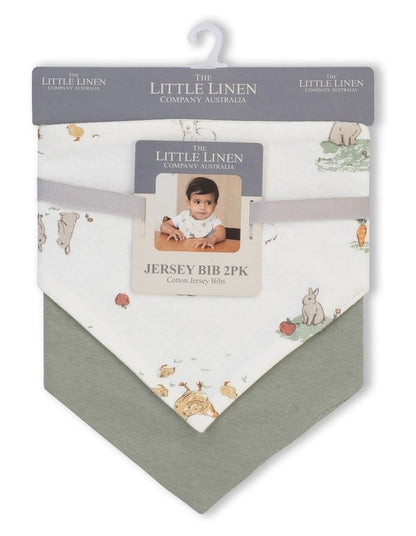 Farmyard Lamb Jersey Bib 2 Pack