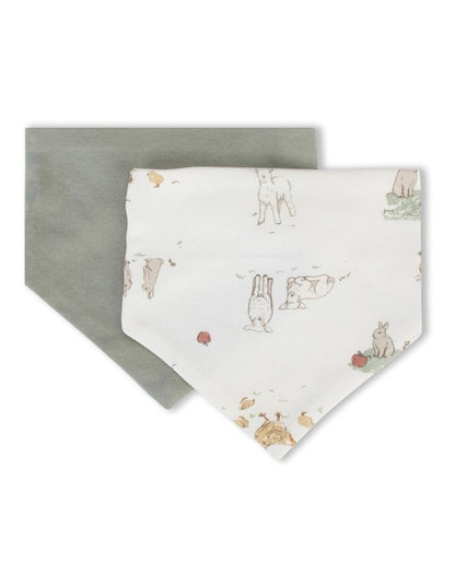 Farmyard Lamb Jersey Bib 2 Pack