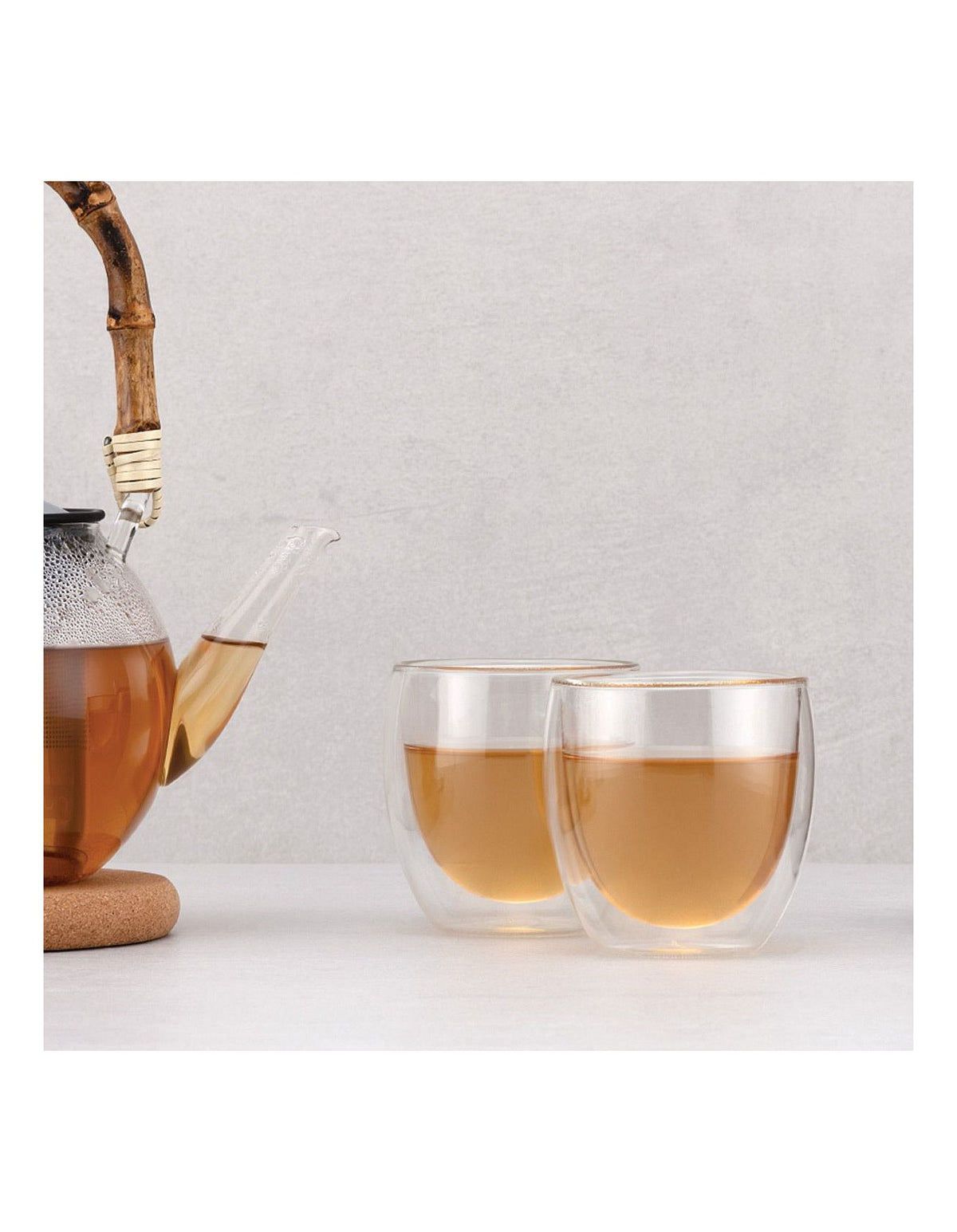 Pavina 6 Pcs Glass Dbl Wall Small 0.25l