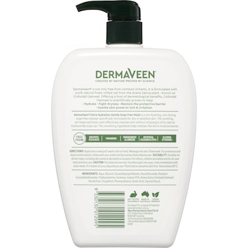 DermaVeen Extra Hydration Gentle Soap Free Wash 1L