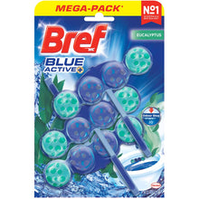 Bref Blue Active Eucalyptus Toilet Cleaner Block 50g x 3 pack