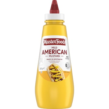 MasterFoods Mild American Mustard 550g