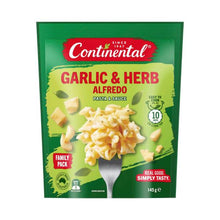 CONTINENTAL PASTA & SAUCE FAMILY ALFREDO GARLIC HERB