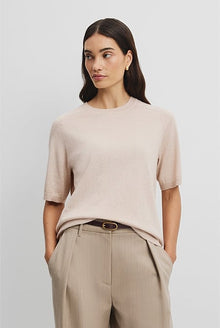 Organically Grown Cotton Blend Cashmere Blend T-Shirt