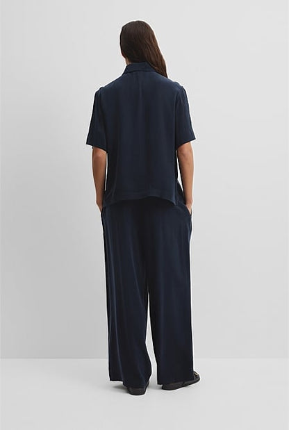 Short Sleeve Cupro Shirt