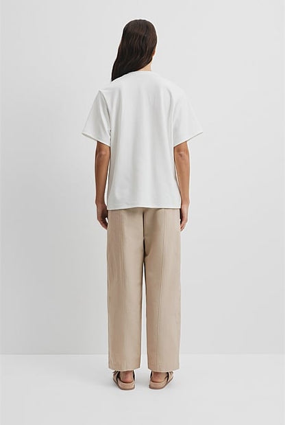 V-Neck Longline T-Shirt