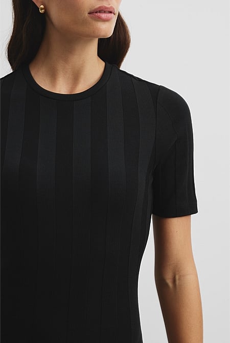 Rib Midi Dress