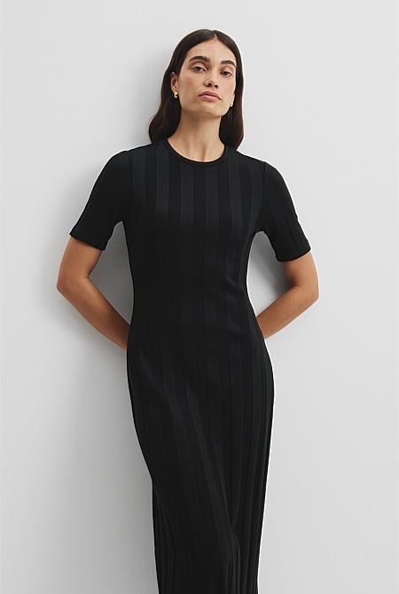 Rib Midi Dress