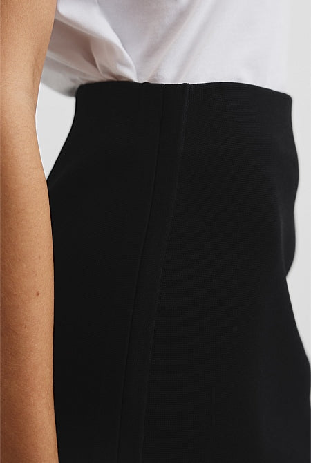 Compact Knit Mini Skirt