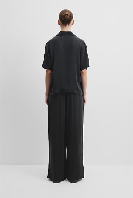Short Sleeve Cupro Shirt
