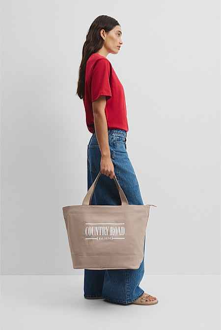 Australian Cotton Printed Heritage Shopper
