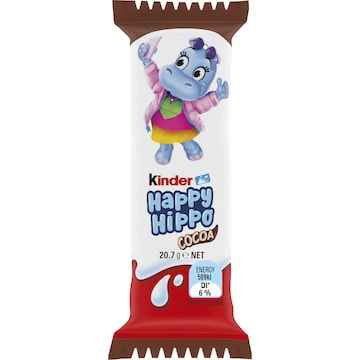 Kinder Happy Hippo Cocoa Biscuit Multipack 5 pack