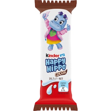 Kinder Happy Hippo Cocoa Biscuit 5 pack