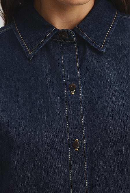 Long Sleeve Denim Shirt