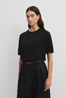 Organically Grown Cotton Blend Cashmere Blend T-Shirt