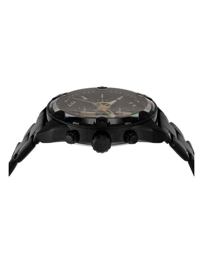 Spiked DZ4644 Chronograph Watch in Black