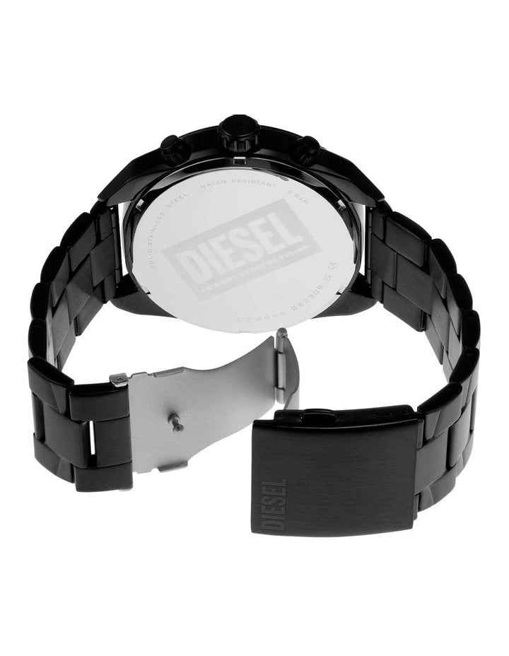 Spiked DZ4644 Chronograph Watch in Black